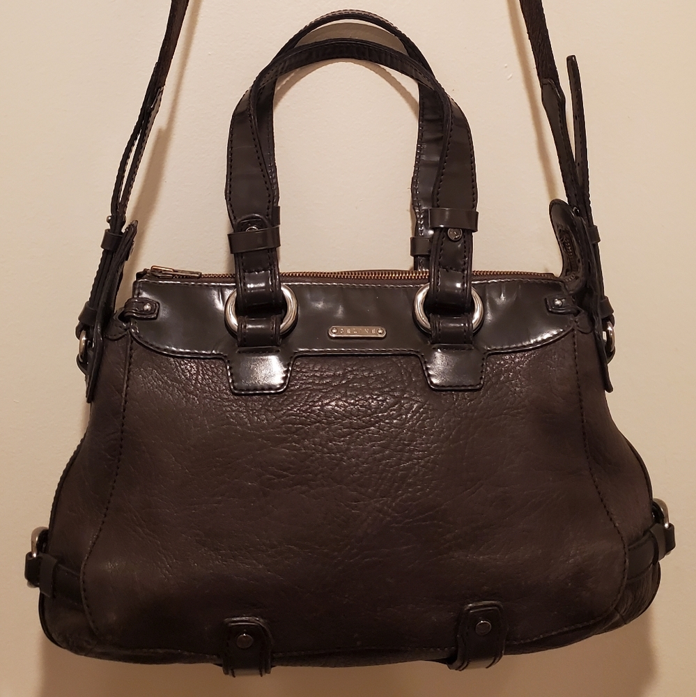 CELINE Brown Leather Satchel
